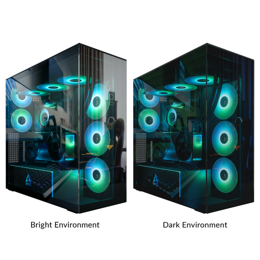 ARCTIC Xtender VG E-ATX High-Airflow PC Case (Black)