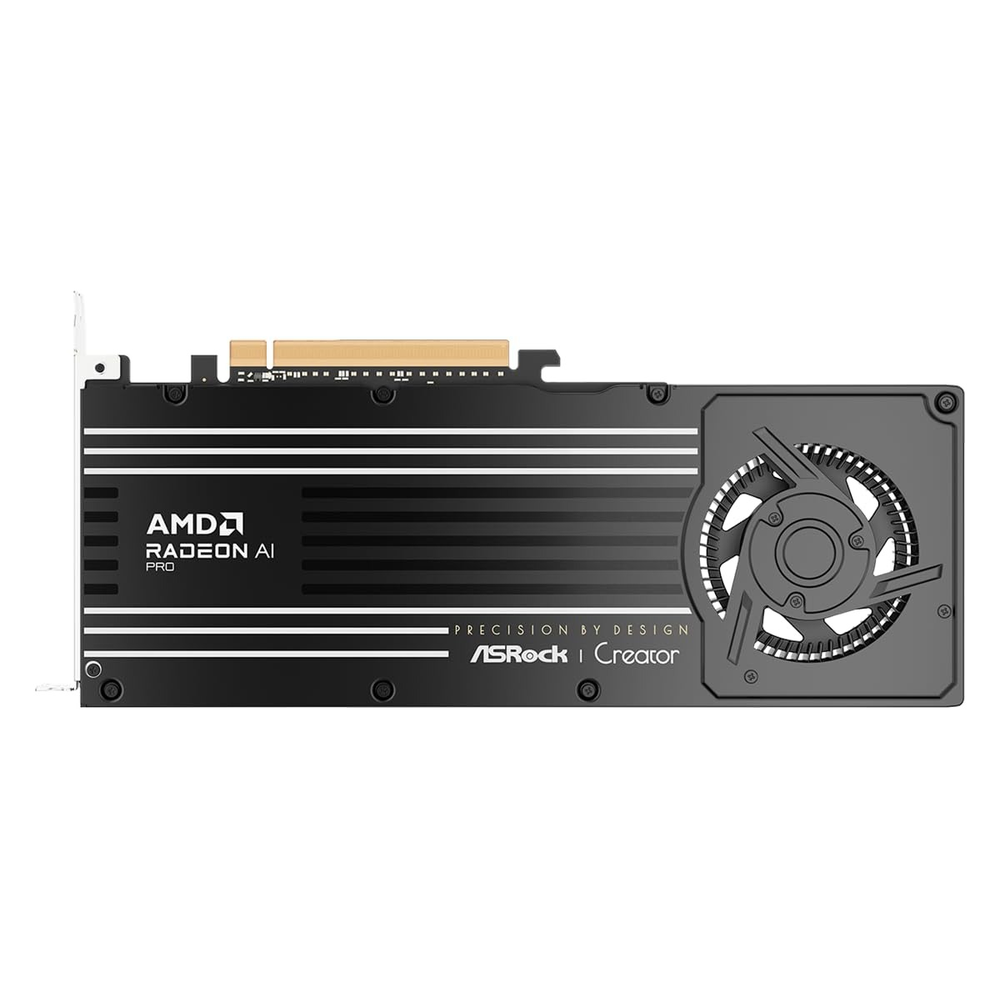 ASRock Radeon AI PRO R9700 Creator 32GB Professional Graphics Card
