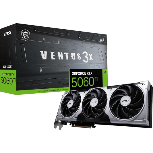 MSI GeForce RTX 5060 Ti 8G VENTUS 3X OC Graphics Card