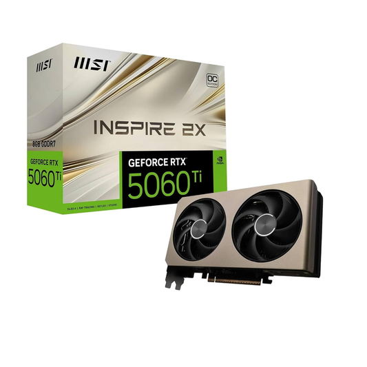 MSI GeForce RTX 5060 Ti 8G INSPIRE 2X OC Graphics Card