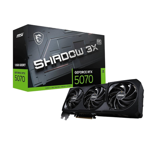 MSI GeForce RTX 5070 12G SHADOW 3X OC Graphics Card