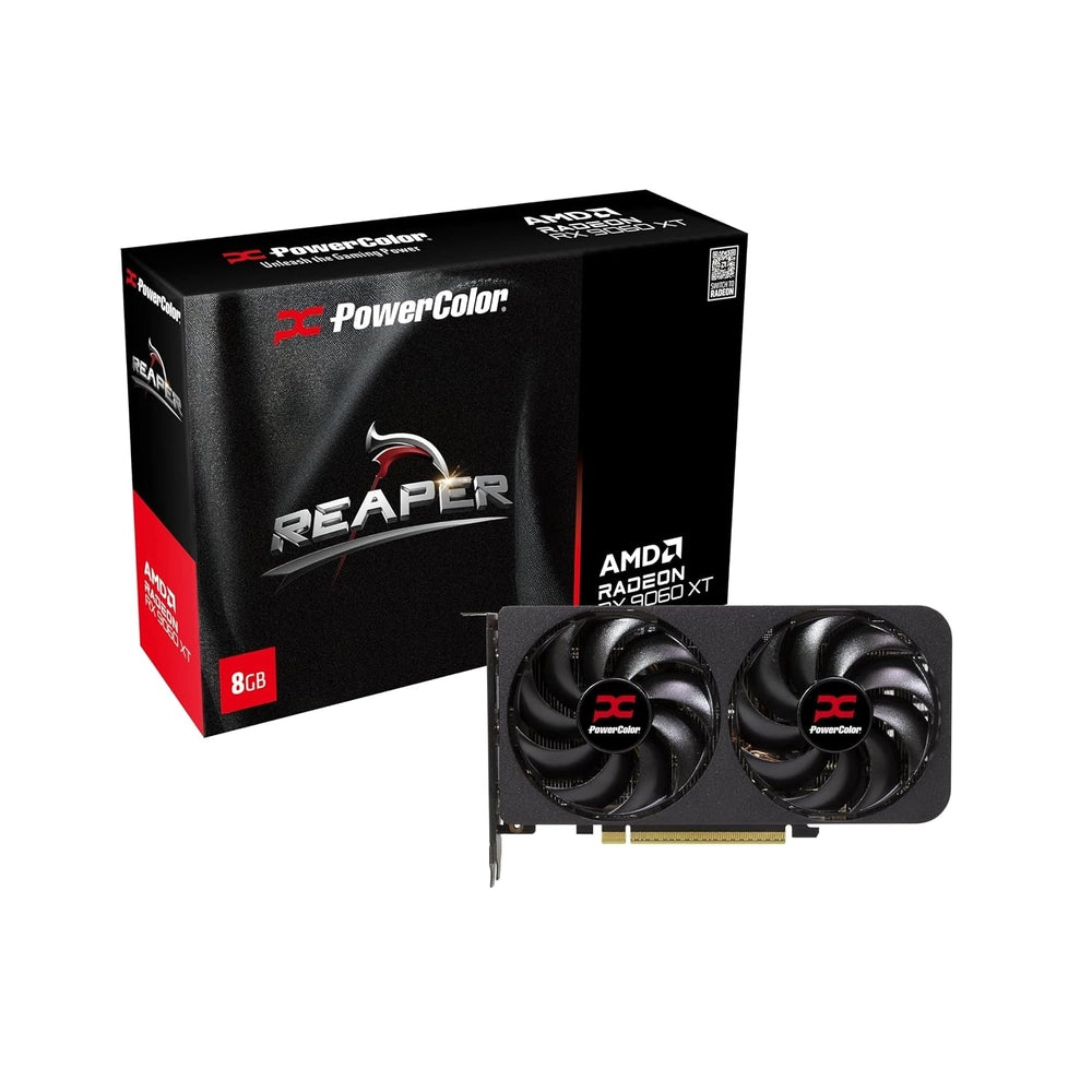 PowerColor Reaper Radeon RX 9060 XT 8GB GDDR6 Graphics Card