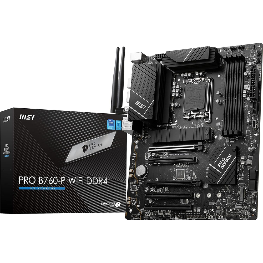 MSI PRO B760-P WIFI DDR4 Motherboard