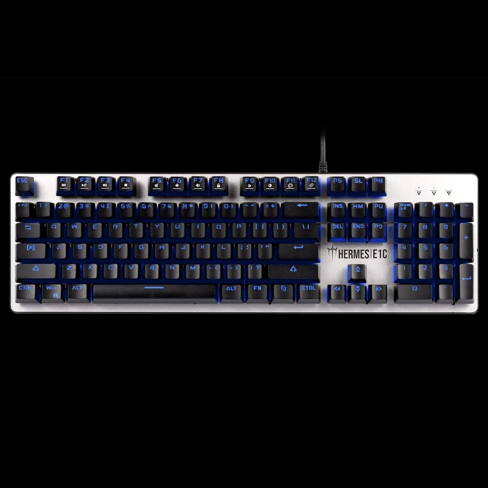 GAMDIAS HERMES E1C 3-in-1 Gaming Combo (Mechanical Keyboard, 3200 DPI RGB Mouse, Non-Slip Gaming Mouse Pad)