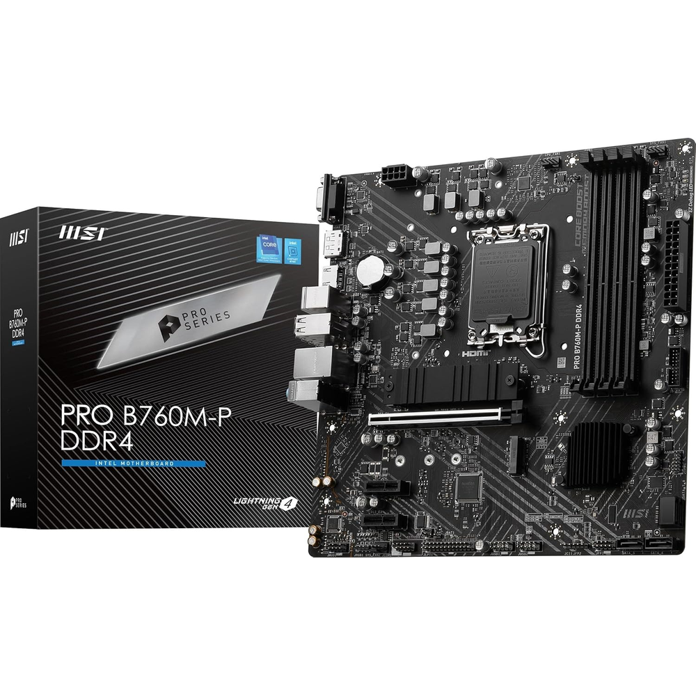 MSI PRO B760M-P DDR4 Motherboard