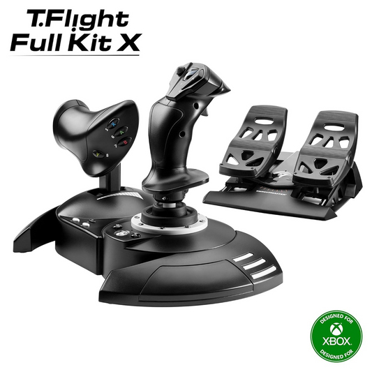 Thrustmaster T-Flight Full Kit X — HOTAS + Rudder Pedals Bundle