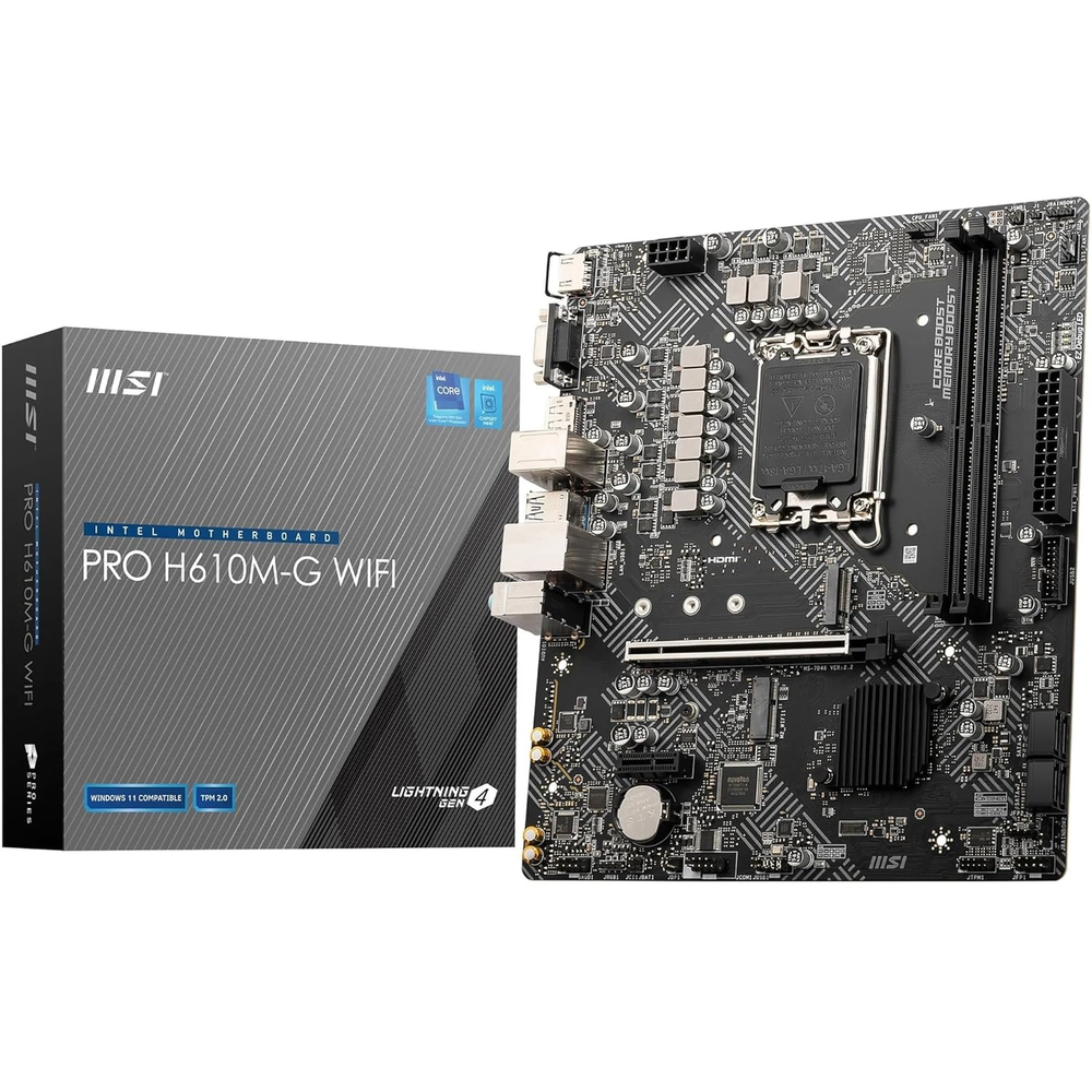 MSI PRO H610M-G WIFI Motherboard
