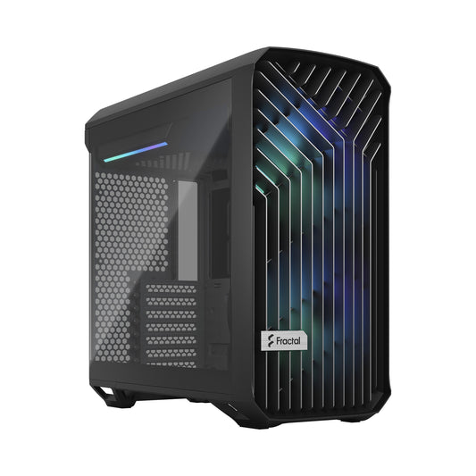 Fractal Design Torrent Compact RGB Black TG Light Tint E-ATX Mid Tower Gaming Cabinet