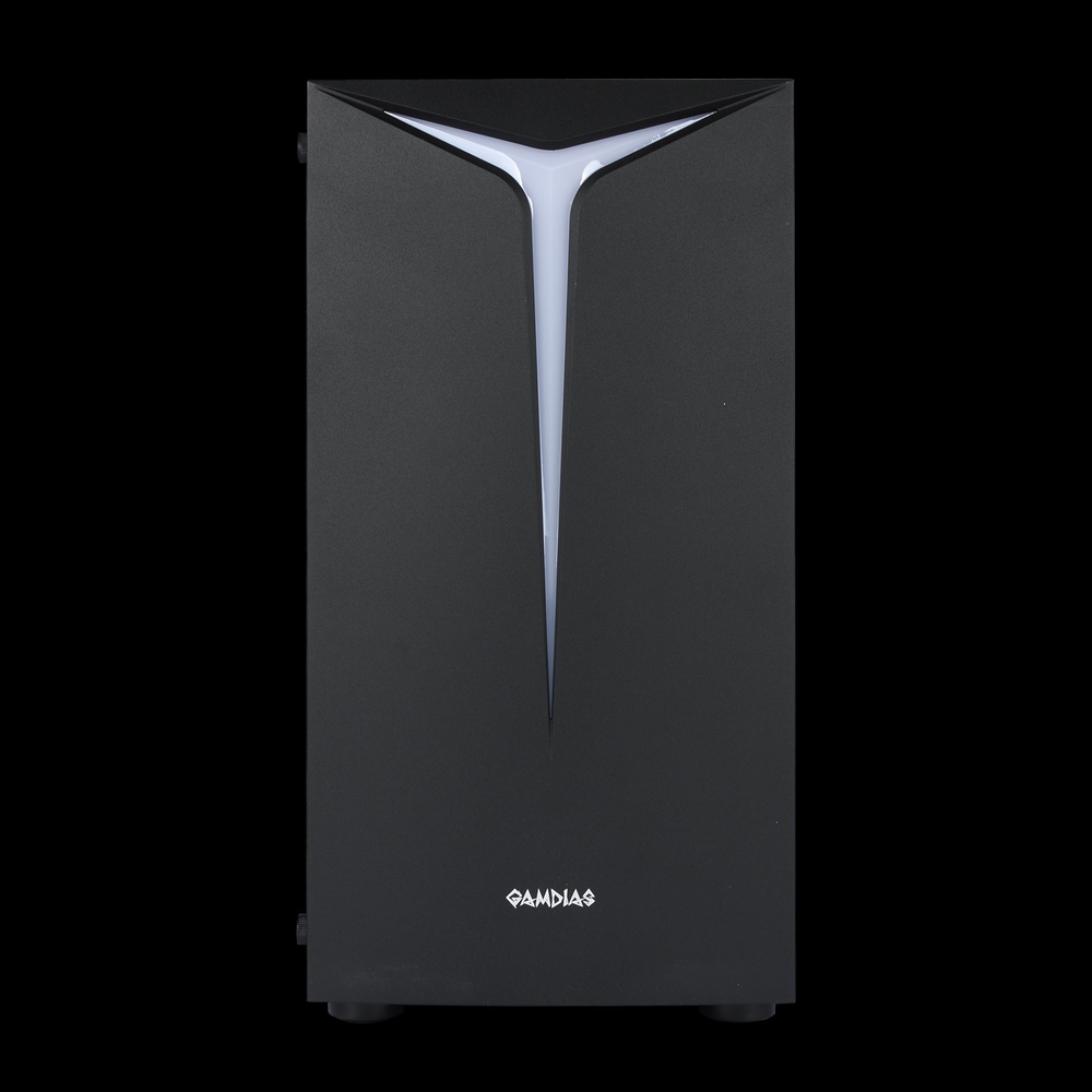 GAMDIAS Argus E2 Elite ARGB Mid Tower Gaming Case (Black)