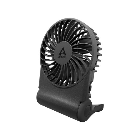ARCTIC Summair 2Go Powerful Handheld Fan with Stand (Black)