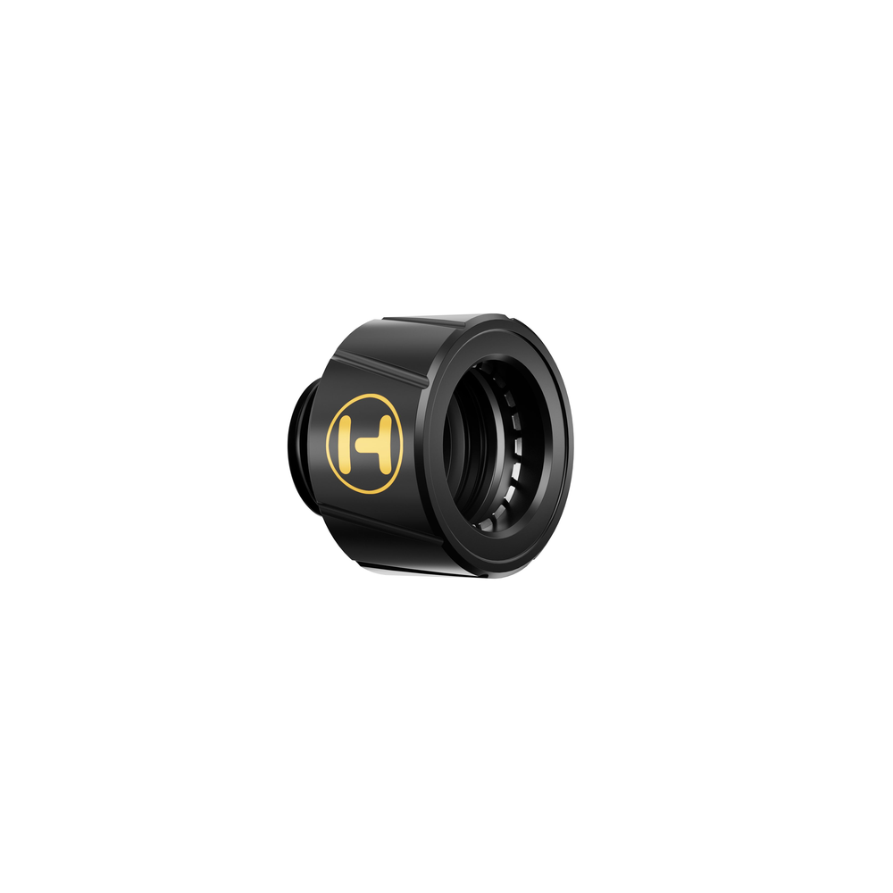 HYTE Push Connects Fittings Black 6 Pack