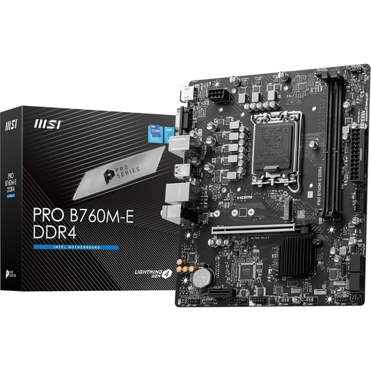 MSI PRO B760M-E DDR4 Motherboard