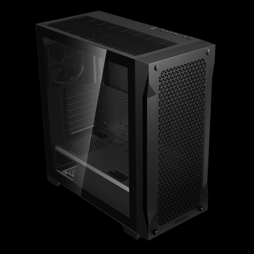 GAMDIAS Athena P1 Lite ATX Mid Tower Gaming Case (Black)