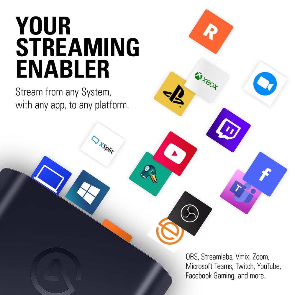 Elgato HD60 X – External Capture Card with 4K30 HDR10 Capture & 4K60 VRR Passthrough