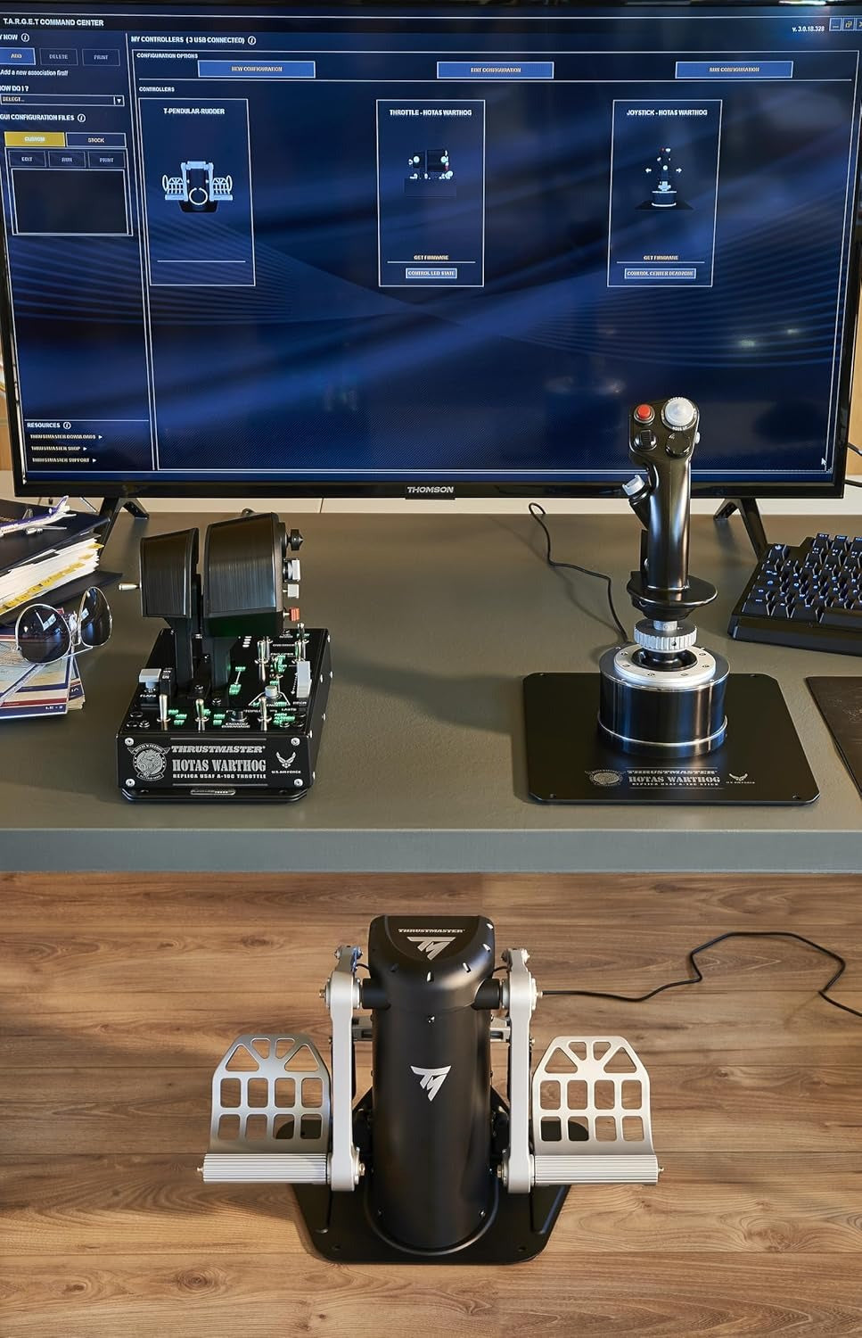 Thrustmaster TPR Pendular Rudder — Expert Flight Rudder Pedals