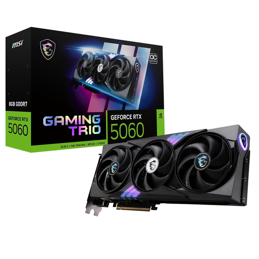 MSI GeForce RTX 5060 8G GAMING TRIO OC Graphics Card