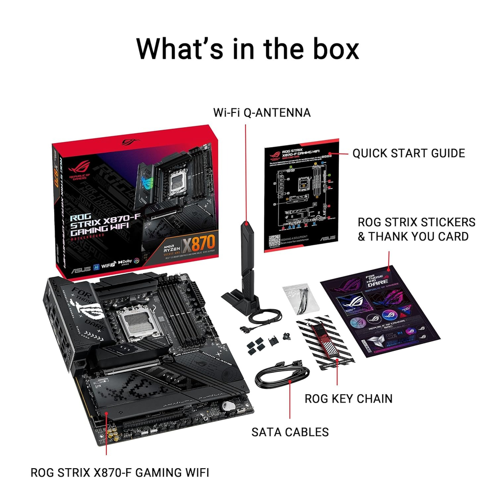 ASUS ROG STRIX X870-F GAMING WIFI ATX Motherboard