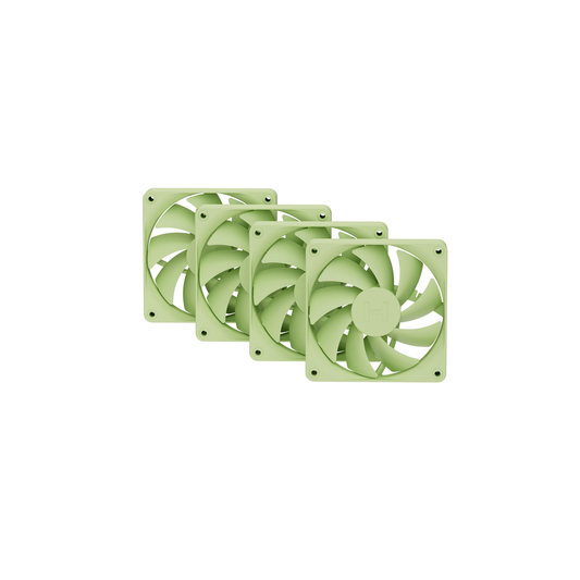 [Matcha Milk] HYTE Flow FA12 120mm PC Case Fans (4-Pack)