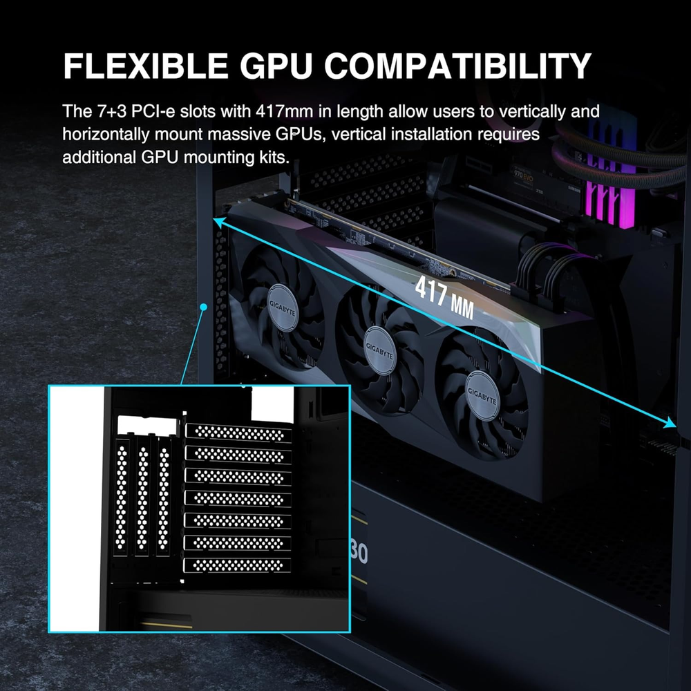 GAMDIAS Argus M4 ARGB ATX Mid Tower Gaming Case (Black)