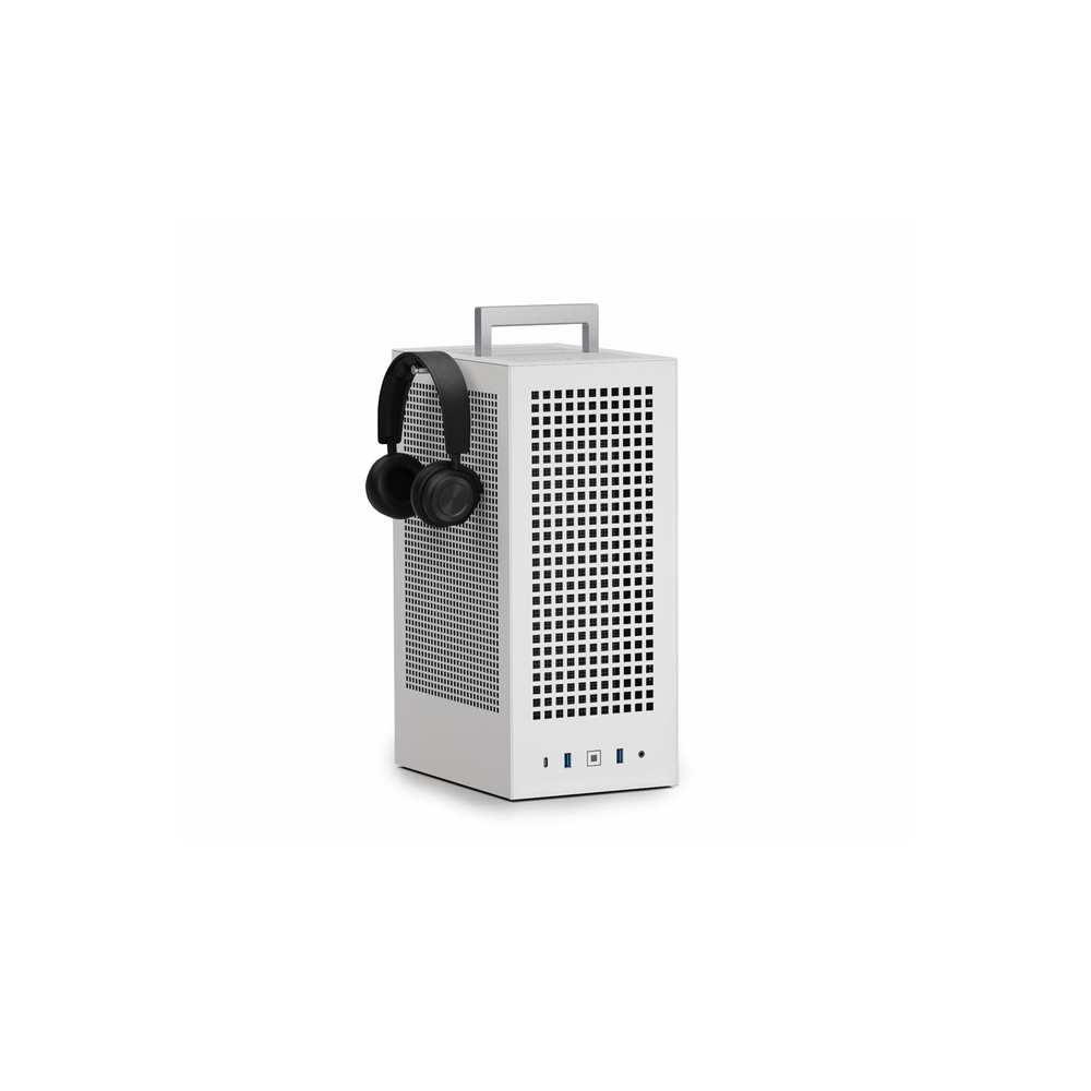 HYTE Revolt 3 Premium ITX Small Form Factor Case (White, Case Only)