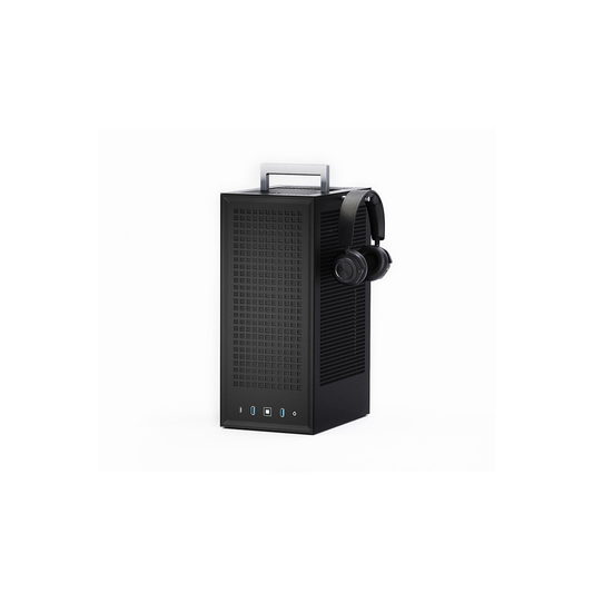 HYTE Revolt 3 Premium ITX Small Form Factor Case (Black, Case Only)