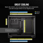 Corsair Chassis 2500X CC-9011265-WW Tempered Glass Mid-Tower, Black