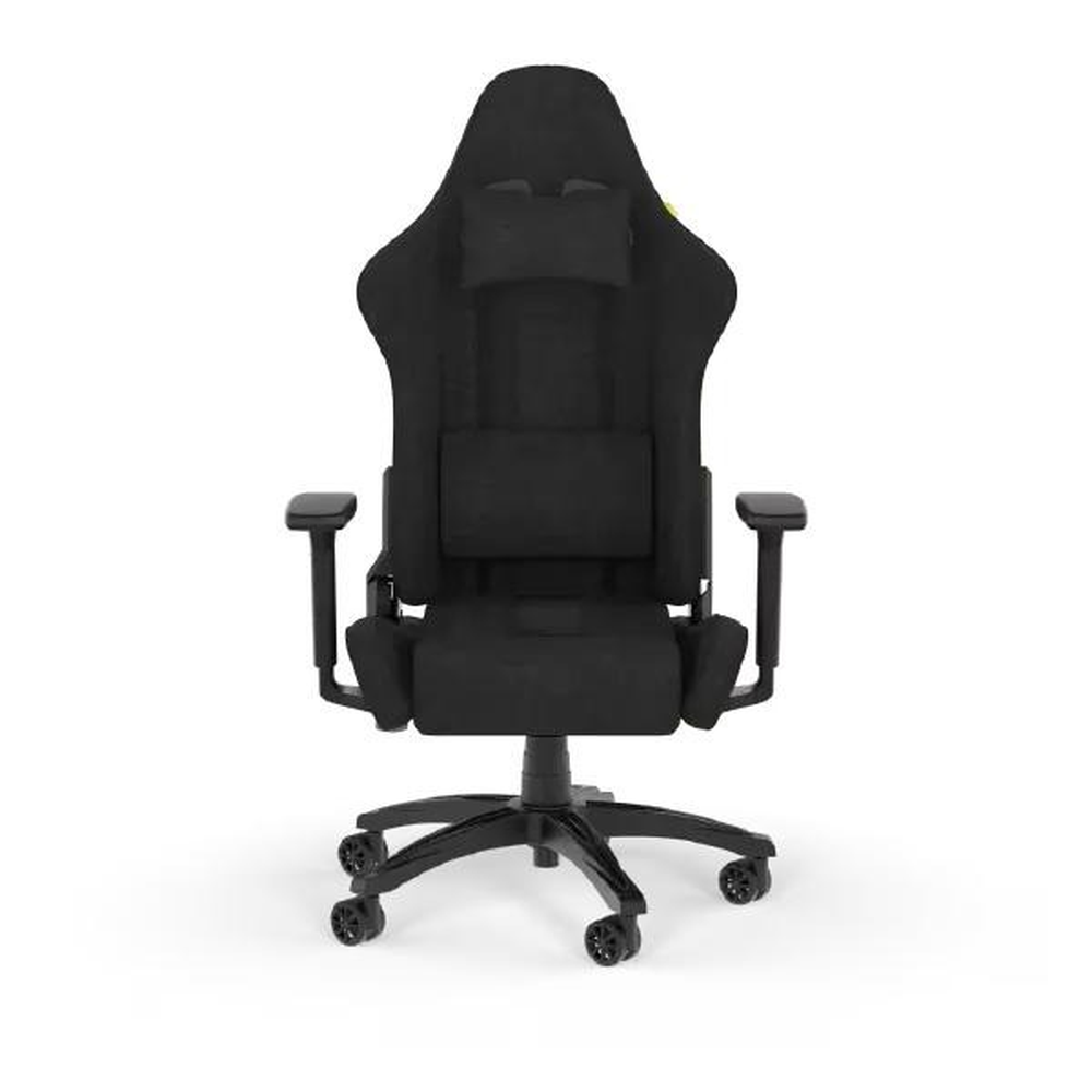 CORSAIR TC100 RELAXED - Fabric Gaming Chair, Black/Black