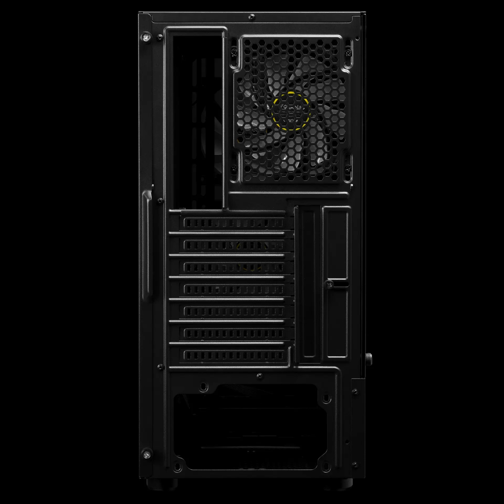 GAMDIAS TALOS E3 ARGB Mid Tower PC Case (Black, Tempered Glass, 3×120mm ARGB Fans, ATX Support, 360mm Radiator, Magnetic Dust Filter)