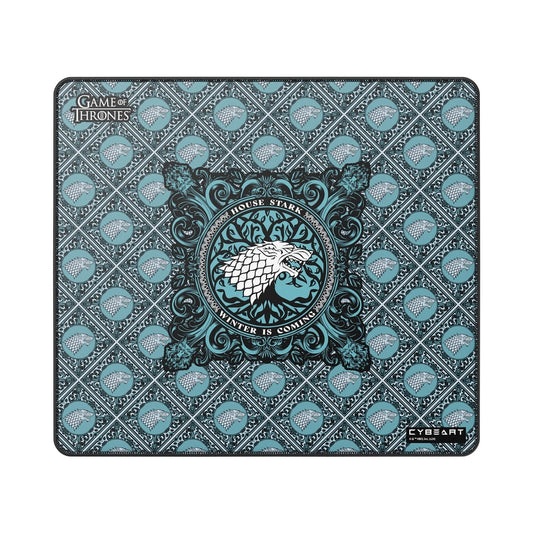Cybeart | House Stark Gaming Mouse Pad  | Waterproof, Never Slip Base, Stitched Edges, Esports Grade