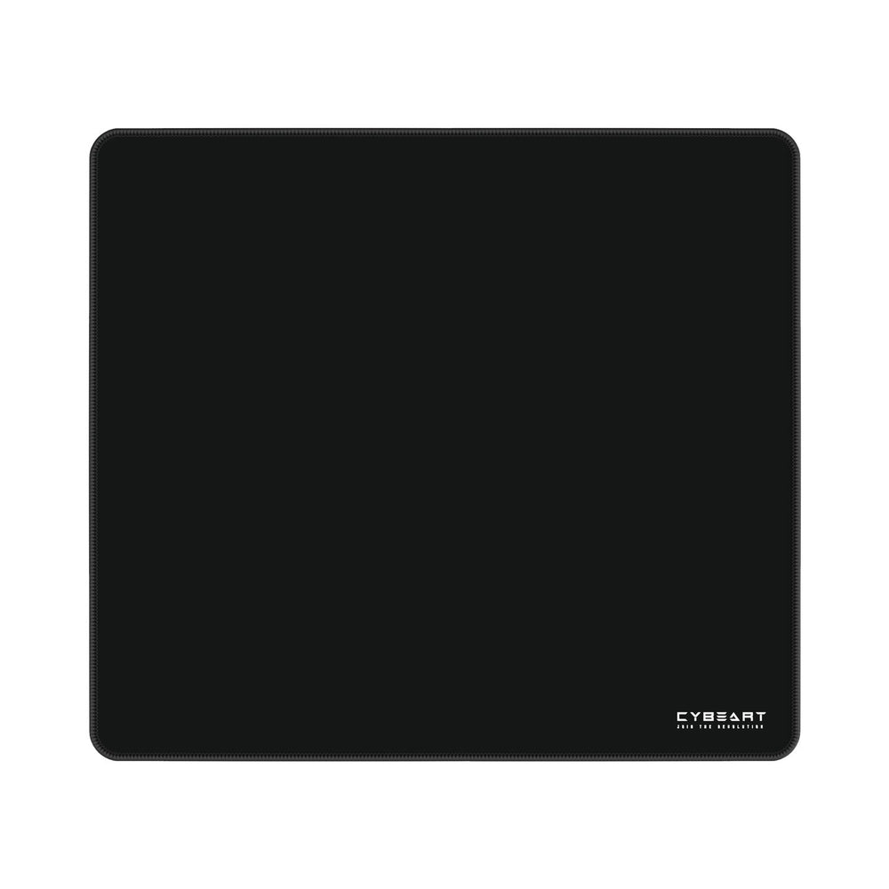 Cybeart | Ghost (Black) Gaming Desk Mat  | Waterproof, Never Slip Base, Stitched Edges, Esports Grade