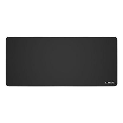 Cybeart | Ghost (Black) Gaming Desk Mat  | Waterproof, Never Slip Base, Stitched Edges, Esports Grade
