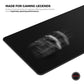 Cybeart | Ghost (Black) Gaming Desk Mat  | Waterproof, Never Slip Base, Stitched Edges, Esports Grade