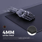 Cybeart | Ghost (Black) Gaming Desk Mat  | Waterproof, Never Slip Base, Stitched Edges, Esports Grade